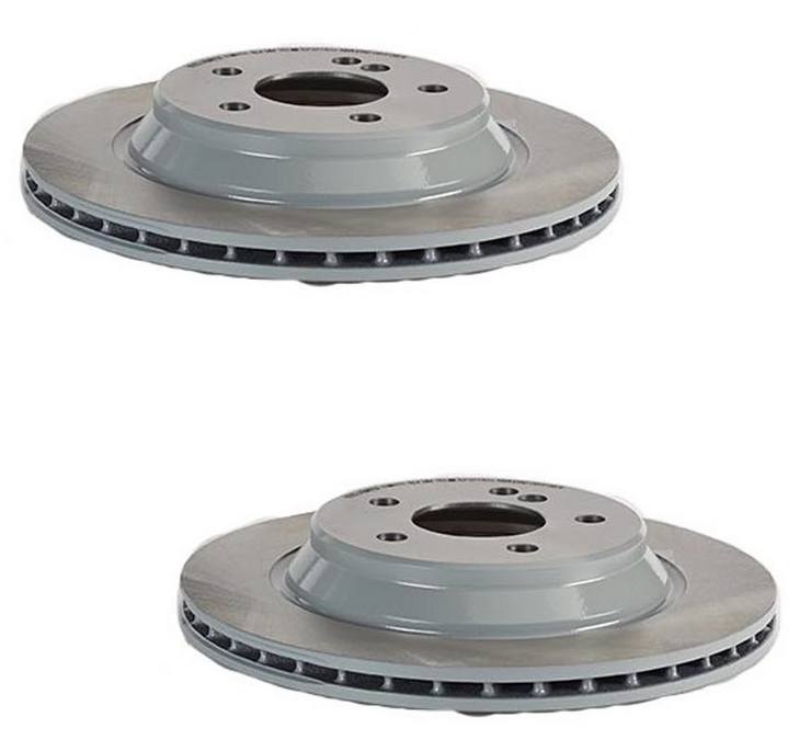 Mercedes Brakes Kit - Pads & Rotors Front and Rear (330mm/300mm) (Low-Met) 220423021264 - Brembo 4015165KIT